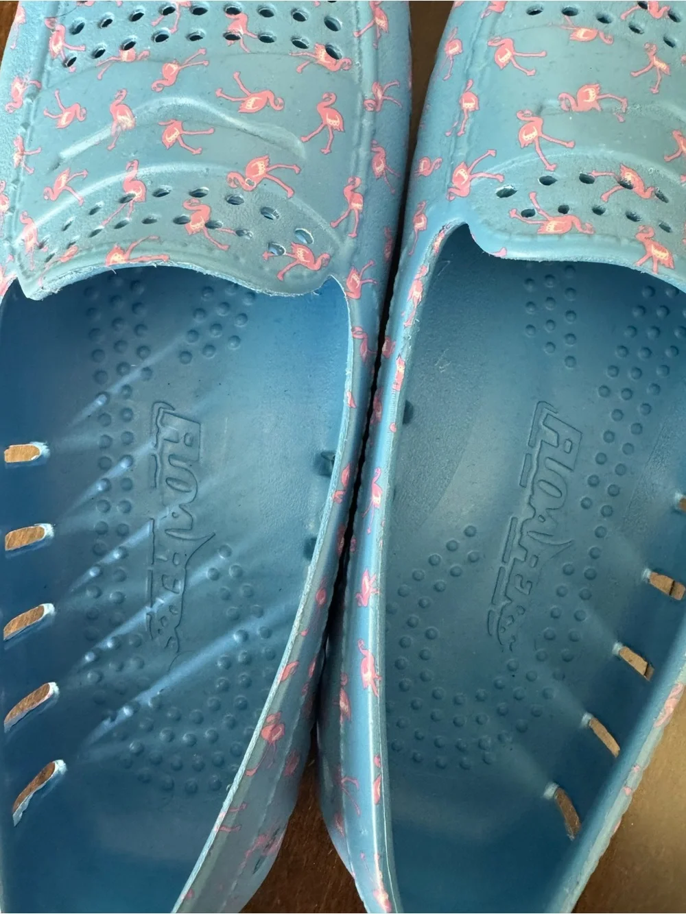 Floafers Country Club Driver - Blue/Pink Flamingo - Water Loafers - Men’s Size 9